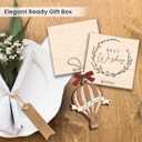 2 x Just Married Ornament for Couples 2025 - Wedding Gifts for Couples Chirstmas Ornaments, First Bridal Shower Ornaments for Bride, Gift for Newlyweds, Just Married Gifts for Women