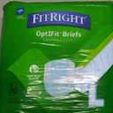 FitRight Extra+ Adult Diapers, Disposable Incontinence Briefs, Leak-Proof Diaper, Absorbent Briefs for Men and Women, Maximum Protection, Large, 44  56 in, 20 Briefs per Bag