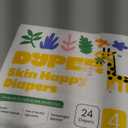 DYPER Baby Diapers Size 4 (24 Count)  Plant-Based, Hypoallergenic, Fragrance-Free & Ultra Absorbent Disposable Diapers for Day and Overnight Skin Protection, Single Pack Size 4 Diapers