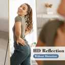 DUMOS 64"x21" Full Length Mirror with Stand, Full Body Floor Mirror