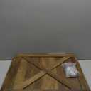 Dwanton Cat Litter Box Furniture Hidden, Cat Litter Box Enclosure, Reversible Entrance Can Be on Left or Right Side, Indoor Cabinet, Wooden Washroom, End Table, Nightstand, Warm Brown, 23.6" L (23.6 x 19.7 x 21.7 Inches)