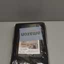 MIULEE Linen Texture 90 Inches Curtains for Bedroom 100% Blackout Thermal Insulated Halloween Black Curtains Grommet Room Darkening Drapes for Living Room Nursery 52x90 Inch (2 Panels)