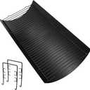 Hiorucet 27 Inches Grill Ash Pan Drip Pan for Chargriller 2121, 2828, 1224, 2929, 2222, 2727, 1324, E1224 200048 Charcoal Grill Tray, Charbroil 17302056 and Fire Grate Hanger Number 2230-03-003