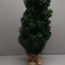 Goplus 2ft Tabletop Mini Christmas Tree, Artificial Small Christmas Tree with 67 PVC Branch Tips, Cloth Bag Base, Green Spruce Xmas Tree for Home, Office Decoration, No Assembly Required