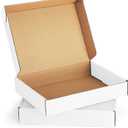 Eupako 11x8x2" White Shipping Boxes Corrugated Box Mailers 20 Pack Cardboard Shipping Boxes for Small Business, Mailing