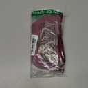 Sexy Open Front V Neck Ruffle Sheer Mesh Lace Wireless Babydoll Lingerie Dress with Thong (Small, Wine Red)