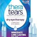 TheraTears Dry Eye Therapy Lubricating Eye Drops for Dry Eyes, Preservative Free eye drops, 30 Single-Use Vials (30 Count (Pack of 1))