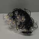 100FT Outdoor String Lights with 35 Shatterproof Patio Deals S14 Vintage Edison Bulbs E12 Sockets,2700K Dimmable Outdoor Lights,IP55 Waterproof LED String Lights for Outside, Patio Lights