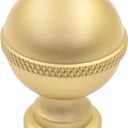 Alzassbg 10 Pack Matte Gold Cabinet Knobs, 1-1/4 Inch(30mm) Diameter Knurled Round Ball Kitchen Knobs for Cabinets and Drawers AL6048MGP