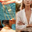 kcctoo Necklace Layering Clasp Womens Jewelry Separators 18K Gold and Silver Magnetic Multiple Necklace Clasp for Women Layered Look