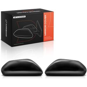 A-Premium 2 PCS Driver and Passenger Side Rearview Mirror Covers Caps - Compatible with Toyota Camry 2018-2024, Avalon 2019-2022 - Smooth Black, with Turn Signal Hole