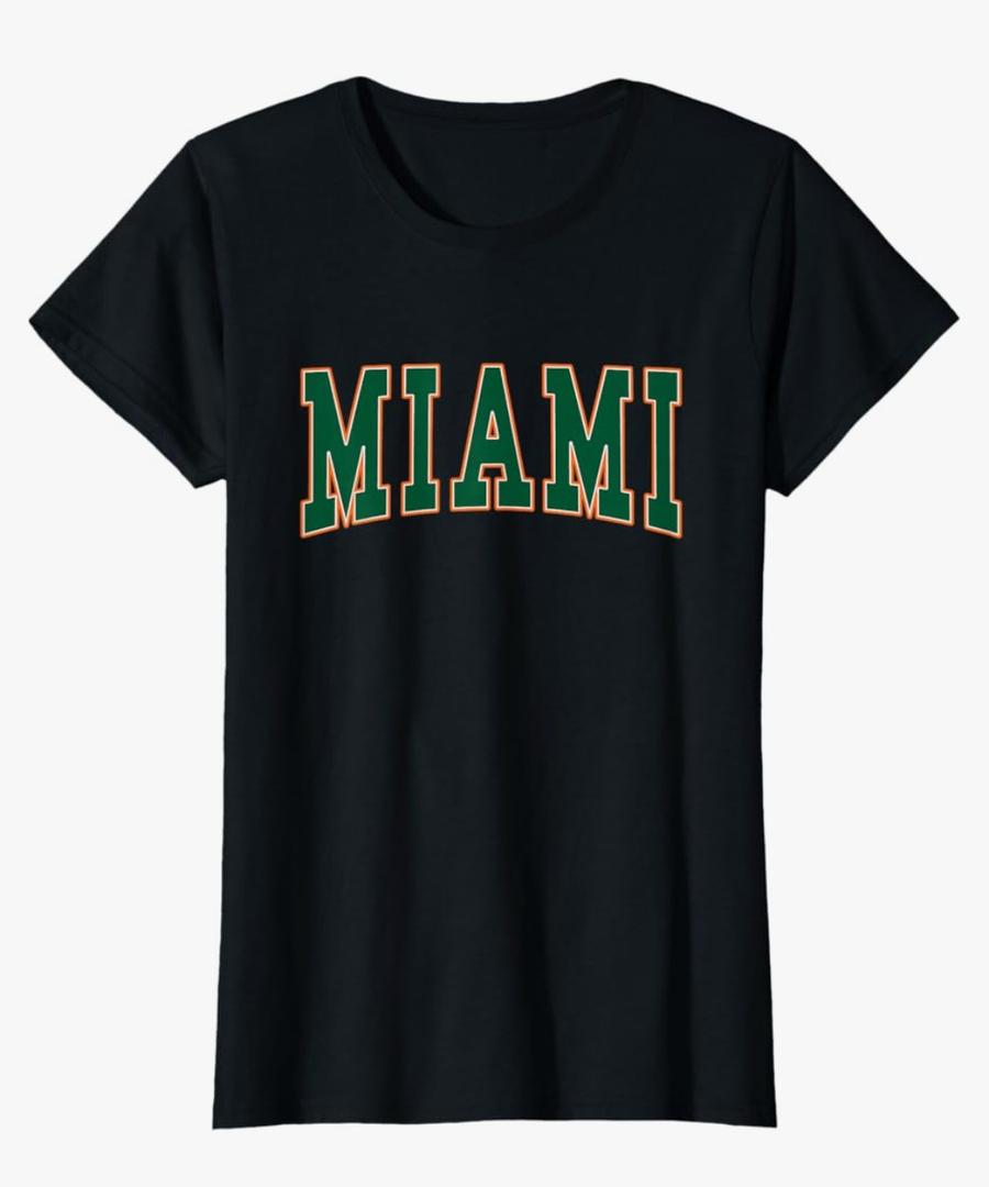 Miami - Throwback Design - Classic T-Shirt, L