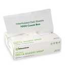 Restaurantware-RW Base 10.75 x 8 Inch Plastic Deli Sheets, 1000 Interfolded Butcher Plastic Wraps - Pre-Cut, Disposable, Clear Sandwich Wrap Sheets, Microwavable, Freezable