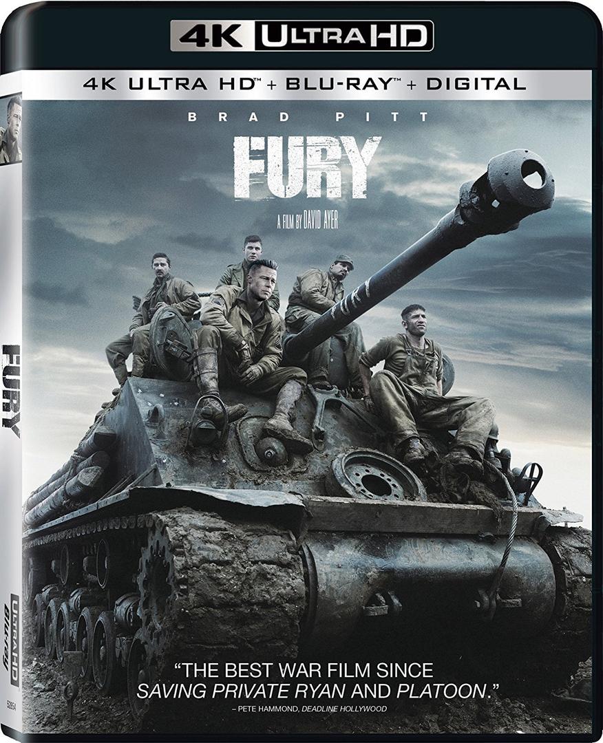 Fury - 4K + Blu-ray + Digital