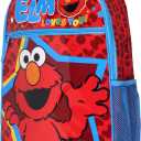 INTIMO Sesame Street Elmo Loves You Star Dual-Compartment Front Pocket Backpack Bag 16", Standard