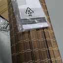 LazBlinds No Drill Cordless Bamboo Roman Shades, 28" W x 64" H, Driftwood