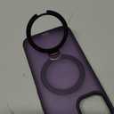 CACOE Magnetic Case for iPhone 13/14 6.1 inch with 360 Rotatable Ring Stand, Compatible with MagSafe Car Phone Mount, Cases Cover Phone Holder for Desk Meeting/Videos Dark Purple