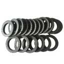 GemmySeal PTFE Graphite Braided Packing Gasket Ring 10Pcs OD83*ID63*10mmT