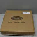 DEDC Auto Lock Snow Tire Chains,50s Quick Easy,Enhanced Manganese Steel Alloy,Endurance Life 650 Mi,Icy Snowy Road Tire Traction for Car and SUV 225 235 245 255 275 Set of 2 (LS1520)