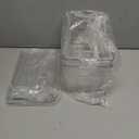 theaoo Clear Storage Bins with Lids Stackable - Large Plastic Containers for Pantry Organization and Storage - Perfect for kitchen,Fridge,Laundry Room,Bathroom,Garage,Closet,Cabinet Organizer - 2 Pack