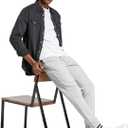 Adidas Mens Essentials Fleece Tapered Cuff Big Logo Pants, Grey Heather, 3X-Large, Tall 2 Inches