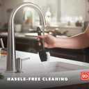 DI ORO Silicone Spatula - 600F Heat-Resistant Rubber Kitchen Spatula for Baking, Scraping, & Mixing - BPA Free Nonstick Cookware Safe Flexible Utensil for Cooking - Seamless & Dishwasher Safe (Black)