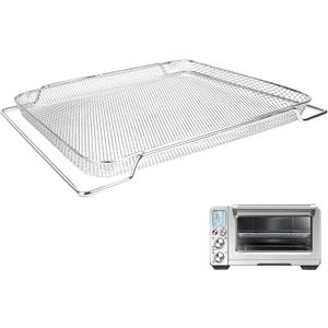 Air Fryer Basket for Breville Smart Oven Air Fryer Pro,Food Grade Steel Mesh Baskets Accessories Tray 16.5D x 11.8W x 0.5H inch, Stainless Steel Mesh Baskets Air Fryer Accessories