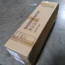 SUPERFLO 4 Gallon Bathroom Trash Can Tilt Out Trash Bin Cabinet, Hidden Trash Can Cabinet Recessed Wall Mounted Stainless Steel with Toilet Paper Holder for Bathroom/ Bedroom/ Office Renovation, White