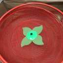 Tessco 2 Pcs Fruit Basket with Lid Mesh Apple Shaped Fruit Bowl Cover Protective Holder Countertop Metal Wire Against Flies Reusable Strainer for Gift Restaurant Kitchen Food Vegetable, Red