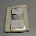 King Charles Modern Farmhouse Floral Matelasse Decorative Pillowcase, 100% Cotton Breathable Bedding, King Sham (20" x 36"), Ivory