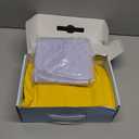 OUTREE Kids Pod Swing Seat, Cotton Child Hammock Swing Chair, Sensory Swing for Indoor and Outdoor Use, Yellow and White