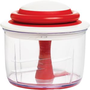 Chef'n 102-239-005 VeggiChop Hand-Powered Food Chopper, Set of 1, Cherry