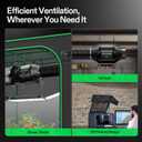 VIVOSUN T4 Smart Filtration Kit, Inline Fan, Controller, Carbon Filter,Duct