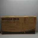 Baby Bassinet, Bedside Bassinet for Baby, 3 in 1 Bassinet Bedside Sleeper with Wheels, Mosquito Net, Adjustable Easy Folding Portable Bed for Infant Newborn (Dark Grey)