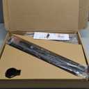 Hair Dryer Stand, 1.68M Height Adjustable, Hands Free Blow Dryer Holder with Heavy Base, 360 Degree Rotating, Work with 99% Dryers, Gift for Mom, Elder, Frozen Shoulder - Black