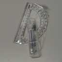 Drawing Compass and 6 Inch Protractor, Student Geometry Math Set