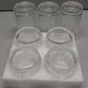 Vintage Hobnail Drinking Glasses Set of 8, Cocktail Glasses 14 oz and 12 oz, Cups for Kitchen, Beaded Glassware, Highball Glasses for Whiskey, Juice, Water, Beer