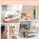 Jewelry Box For women, 3 Layer Large Jewelry Organizer With Acrylic, Multi-Function Storage Box, Accessory Holder With 3 Drawers, For Earrings Necklace Ring Bracelet