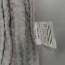 Simka Rose Cotton Soft Breathable Waffle Swaddle Blanket - Baby Receiving Blanket for Nursery, Stroller & Crib - Unisex Neutral 36x36 Inch (Grey)