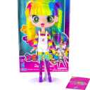 Decora Fashion Girlz Series 2 Decora Dream  11 Fabric-Costumed Posable Vinyl Doll with Extra-Long Rainbow Hair, 50+ Surprises, Puffy & Flat Removable Stickers, and Accessories