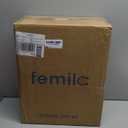 FEMILA Exterior Wall Sconce, 2 Packs Outdoor Waterproof Wall Lights Fixture, E26 Socket Wall Lantern for Porch, Anti-Rust Matte Black Finish with Seeded Glass Lampshade, 4FD54B-2PK BK