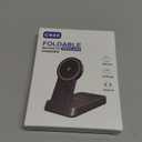 3 in 1 Magnetic Wireless for iPhone Charging Station: Foldable Portable Charger for iPhone 17-12 Pro Max & Apple Watch & AirPods, for Apple Multiple Devices Charger for Home,Office&Travel (Black)