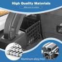 for Jeep JLU Trunk Left Side Cargo Rack Shelf Organizer Modular Storage Box Basket System Luggage Storage Carrier for Jeep Wrangler JLU 2018-2023 4DR for Hardtop