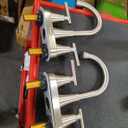 Bathroom Faucets for Sink 3 Hole, Hurran 4 inch Brushed Nickel Bathroom Sink Faucet with Pop-up Drain and Supply Hoses, Stainless Steel Lead-Free Centerset Faucet for Vanity RV, 2 Pack