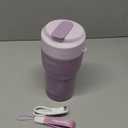 Papablic Portable Bottle Warmer Pro for Travel  Fast Heating, Built-in Sterilizer, 30W Fast Charge, 5-Temp Control, Easy-Clean Wide Mouth, Baby Milk Warmer for Breastmilk & Formula, Lilac Purple