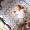 PurComfy Supersoft Short Sleeve Baby Bodysuits, Premium Bamboo Rayon Bodysuit Unisex Boy Girl (0-3 Months, Cream (6-pack))