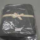 PURE ERA Jersey Knit Duvet Cover Set 100% T-Shirt Cotton Super Soft Comfy 3pc Bedding Set with Zipper Closure (Solid Dark Greenish Gray, Full)