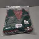 LUKYCILD Ugly Christmas Cardigan Sweaters for Women Button Down Sweaters with Pockets Open Front Knit Cardigan Funny Sweater (Green, XXL)