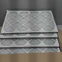 Amazon Basics 16x25x1 Air Filter 6-Pack, MERV 11 Electrostatic AC Furnace Filters for Allergies, Captures Dust and Pollen (Actual Size: 15.75" x 24.75" x 0.75")