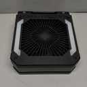 20000mAh Portable Fan Rechargeable with Solar Panel 2-in-1, 3 Speeds Cordless Battery Powered Fan with Led Lantern,Timer, Quiet USB-C Table Fan for Travel Tent Hurricane Office Home Bedroom (Black)